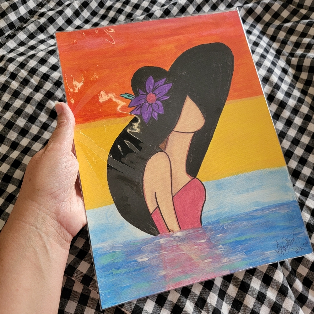 Big Hat/Sunset Art